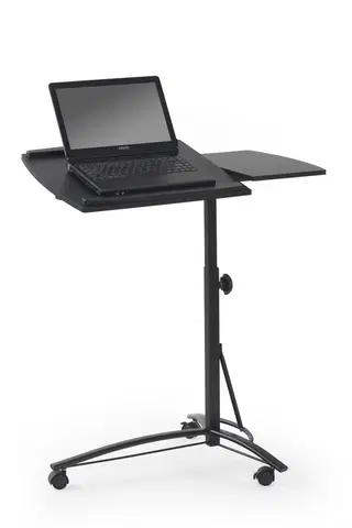 Jídelní stoly HALMAR Stolek pro notebook Topo černý