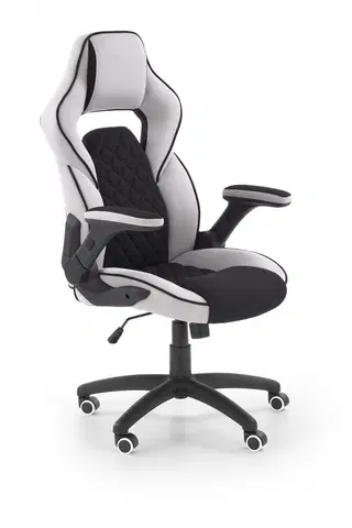 Kancelářské židle HALMAR Kancelářské křeslo Stadley šedé/černá