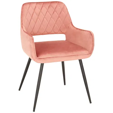 Jídelní křesla Židle SERAFINA Růžová