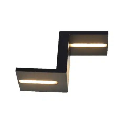 Designová nástěnná svítidla ACA Lighting Wall&Ceiling LED nástěnné svítidlo L36294BK