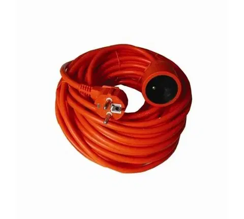 Prodlužovací kabely Solight prodlužovací kabel červená, 20 m