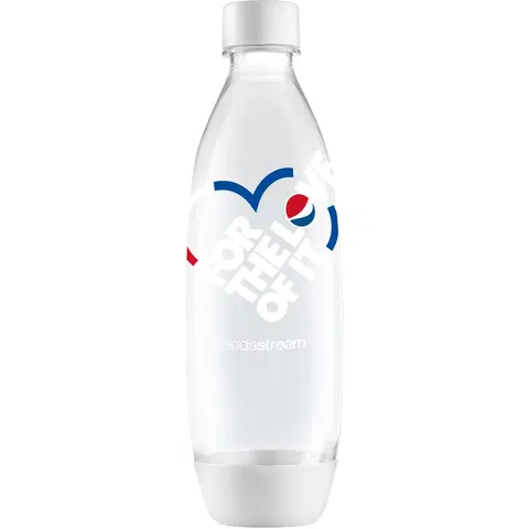 Sodastream a další výrobníky perlivé vody SodaStream Láhev Fuse Pepsi love 1 l, bílá