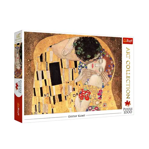 Hry, zábava a dárky Umělecké puzzle "Polibek" Gustav Klimt