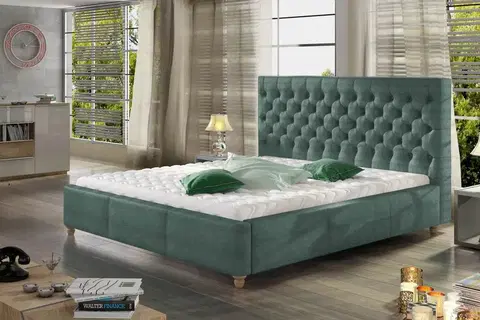 Designové postele Confy Designová postel Kamari 160 x 200 - různé barvy