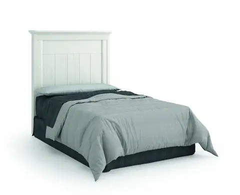 Luxusní a designová čela postelí Estila Luxusní moderní vysoké čelo postele Cerdena z masivního dřeva na jednolůžkovou postel 135cm
