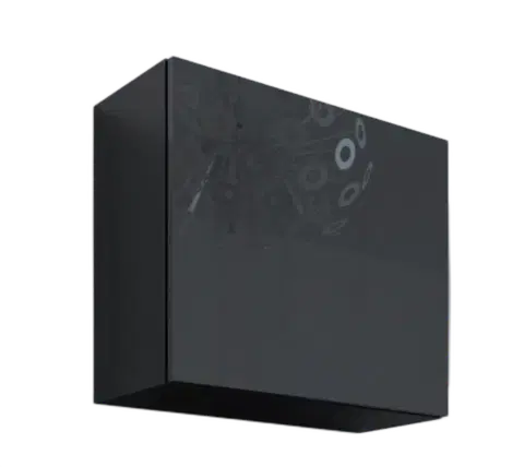 Vitríny Kvadrát skříňka VIGO plná 50 závěsná černá