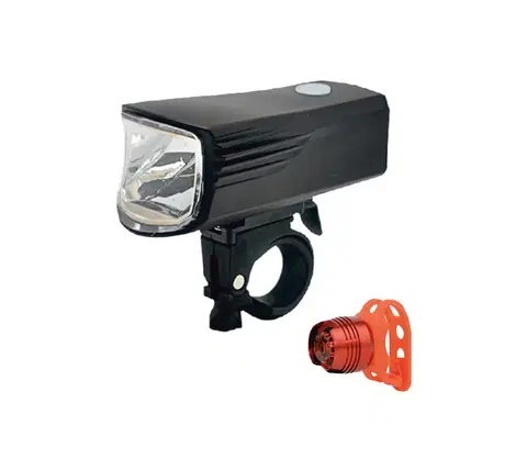 LED osvětlení  SADA 2x LED Nabíjecí cyklosvítilna LED/5W/USB IP44 