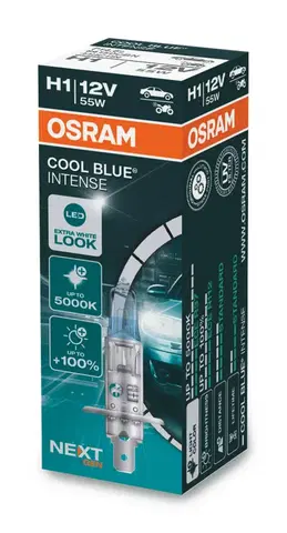 Autožárovky OSRAM H1 cool blue INTENSE Next Gen 64150CBN 55W 12V krabička