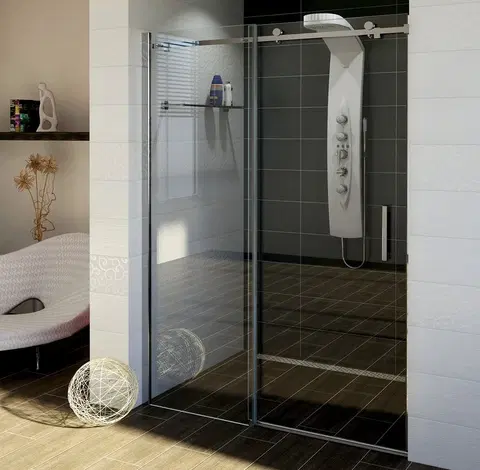Sprchové kouty GELCO DRAGON sprchové dveře 1400mm, čiré sklo GD4614