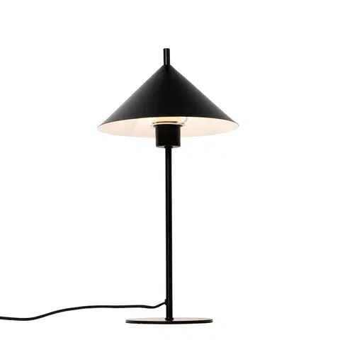 Stolni lampy Designová stolní lampa černá - Triangolo