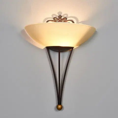 Nástěnná svítidla EGLO Vkusné nástěnné světlo Master s dekorací