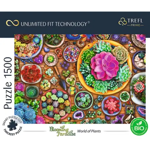Hračky puzzle TREFL -  Puzzle 1500 UFT - Svět rostlin