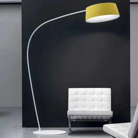 Stojací lampy Stilnovo Pestrá LED oblouková lampa Oxygen_FL1, nastavovací