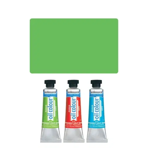 Hračky JUNIOR - Barva olejová 45 ml permanentní světle zelená 425