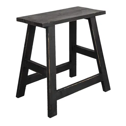 Stoličky Dřevěná hnědá stolička FawnL - 42*29*43 cm Clayre & Eef 6H2057