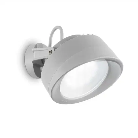 LED venkovní nástěnná svítidla Venkovní nástěnné svítidlo Ideal Lux Tommy AP1 grigio 145327 šedé