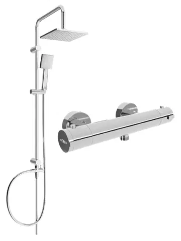 Sprchy a sprchové panely Sprchový set MEXEN Tord - termostatická sprchová baterie Kai chrom