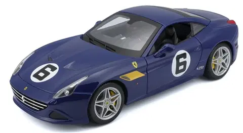 Hračky BBURAGO - 1:18 Ferrari Linited Edition - Ferrari California T The Sunoco (#45) - Blue