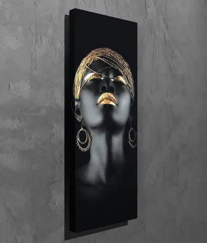 Obrazy Hanah Home Obraz Africká žena 30x80 cm