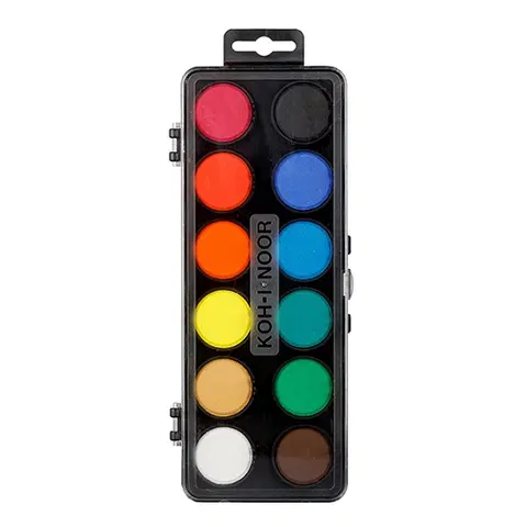 Hračky KOH-I-NOOR - Barvy vodové 30, 12 barev