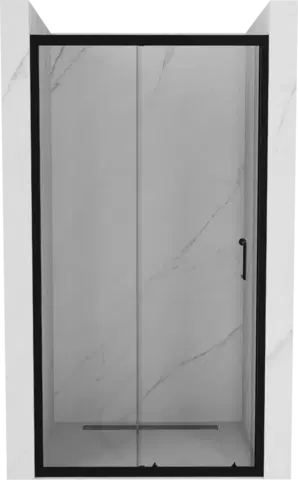 Sprchové kouty Sprchové dveře MEXEN Apia 140 cm černé