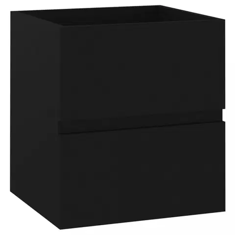 Koupelnové skříňky Skříňka pod umyvadlo 41 cm Dekorhome Černá