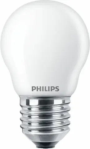 LED žárovky Philips CorePro LEDLuster ND 6.5-60W P45 E27 827 FROSTED GLASS