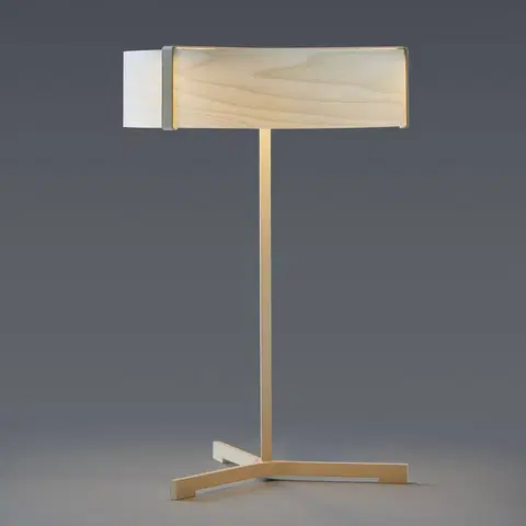 Stolní lampy na noční stolek LZF LamPS LZF Thesis LED stolní lampa slonovina/slonovina