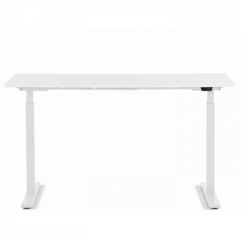 Výškově nastavitelné psací stoly KARE Design Pracovní stůl Office Smart - bílý, bílý, 140x60