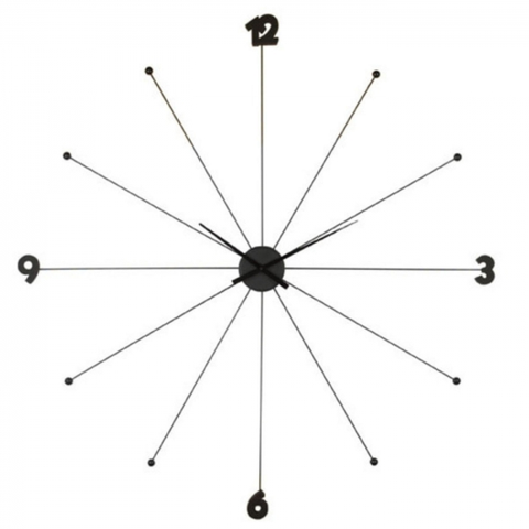 Nástěnné hodiny KARE Design Nástěnné hodiny Like Umbrella Black