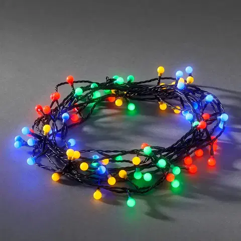 Světelné venkovní řetězy Konstsmide Christmas 80 světelných LED pohádkových světel pro venkovní použití, barevná