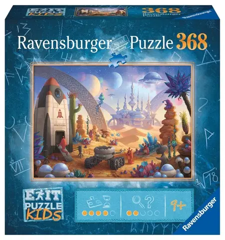 Hračky puzzle RAVENSBURGER - Exit KIDS Puzzle: Vesmír 368 dílků