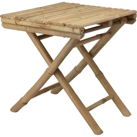 Zahradní nábytek Skládací bambusový stolek Meerut, 40 x 45 x 40 cm