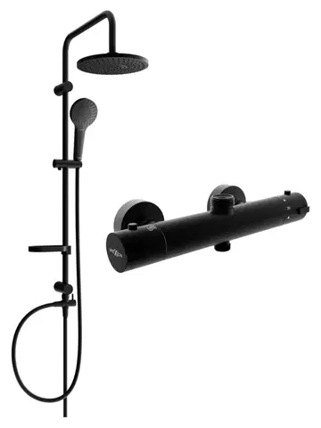 Sprchy a sprchové panely Sprchový set MEXEN ERIK - termostatická baterie Kai černý