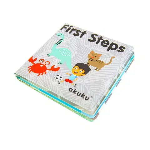 Hračky AKUKU - První dětská pískací knížka do vody First Steps