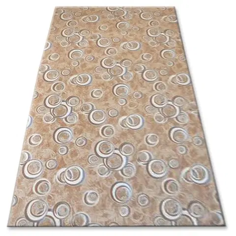 Koberce a koberečky Dywany Lusczow Kusový koberec DROPS Bubbles béžový, velikost 150x300