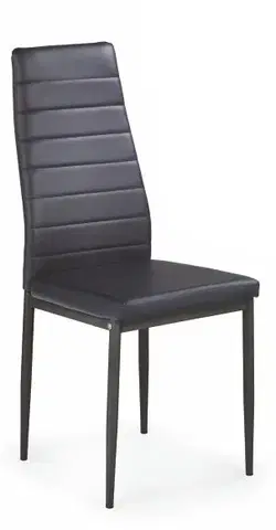 Židle Kasvo K70 jídelní židle ekokůže černá