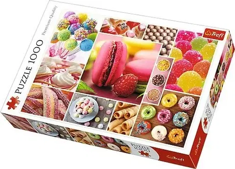Hračky puzzle TREFL - puzzle Candy koláž 1000