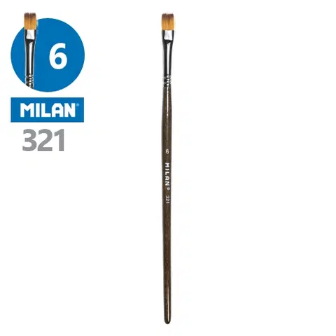 Hračky MILAN - Štětec plochý č. 6 - 321