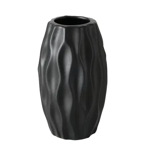 Dekorativní vázy DekorStyle Váza Janina černá