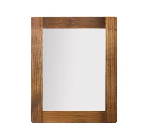 Luxusní a designová zrcadla Estila Stylové nástěnné zrcadlo Flash z masivního dřeva Mindi 100cm
