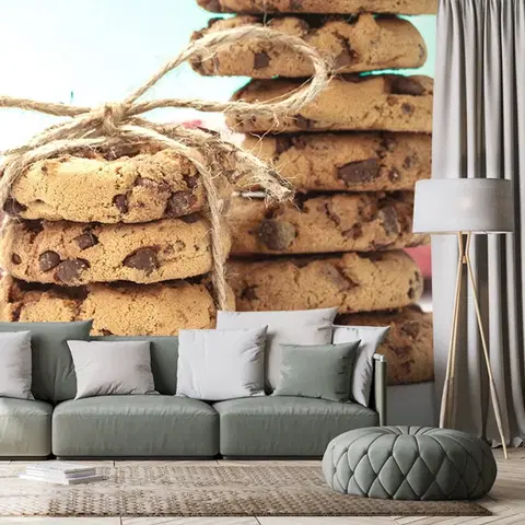 Samolepící tapety Samolepící fototapeta americké cookies sušenky