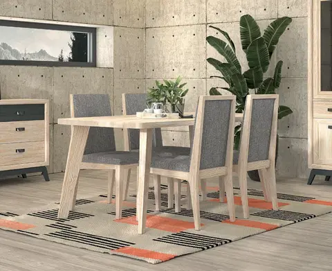 Designové a luxusní jídelní stoly Estila Masivní obdélníkový jídelní stůl Rodas v moderním provedení 180cm