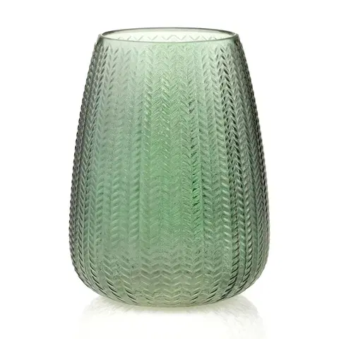 Dekorativní vázy Váza AmeliaHome Sevilla II lahvově zelená, velikost 18,5*24