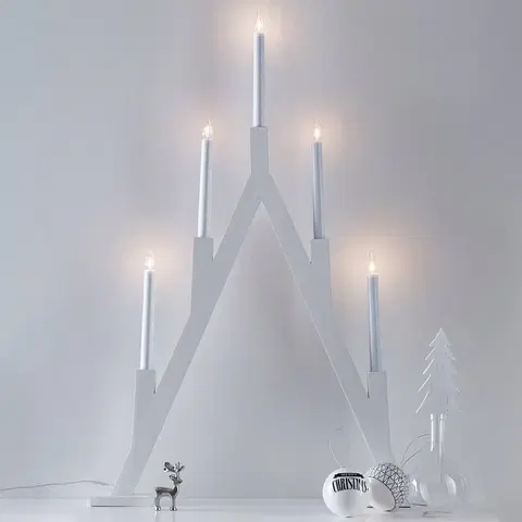 Svícny Markslöjd Rovný svíčkový lustr Bjurfors