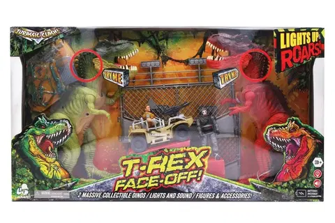 Hračky WIKY - Jurassic Clash Dino souboj T-REX 32 cm