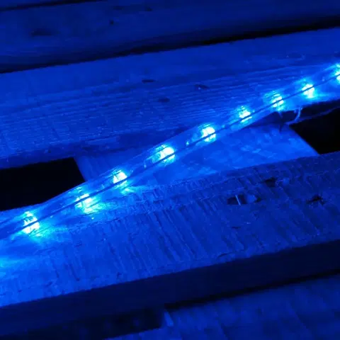 Světelné kabely DecoLED LED hadice - 1m, modrá, 30 diod