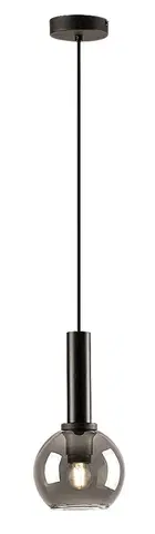 Designová závěsná svítidla Rabalux závěsné svítidlo Centio E27 1x MAX 40W černá 72171