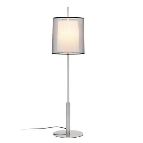 Designové stolní lampy FARO SABA nikl stolní lampa h 84 mm