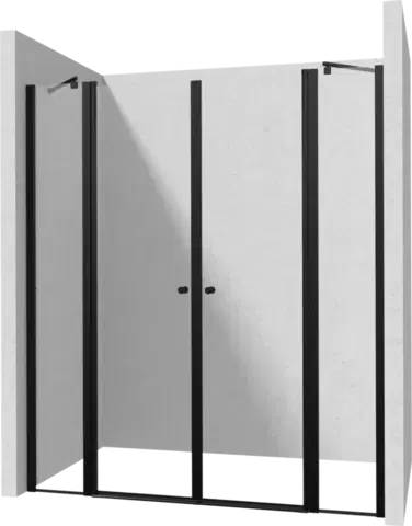 Sprchové kouty DEANTE/S Sprchové dveře dvojité výklopné 100x90 KTSUN43P+KTSUN41P KERRIA/0155